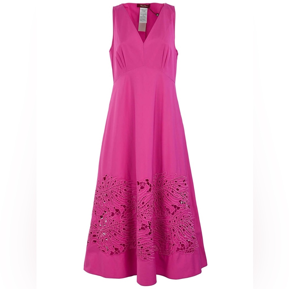 MaxMara Fuchsia Midi Dress